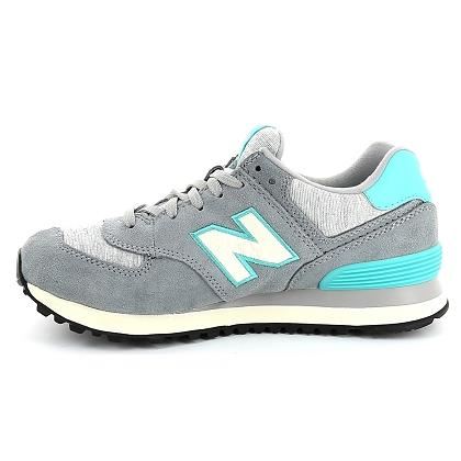 new balance wl574 bleu gris